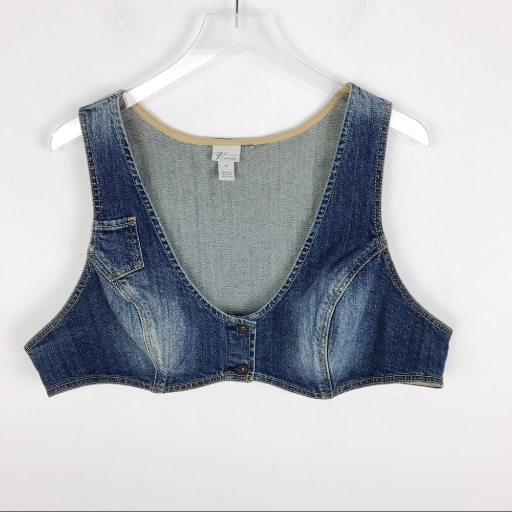 Venezia Jean Denim Vest Size 20